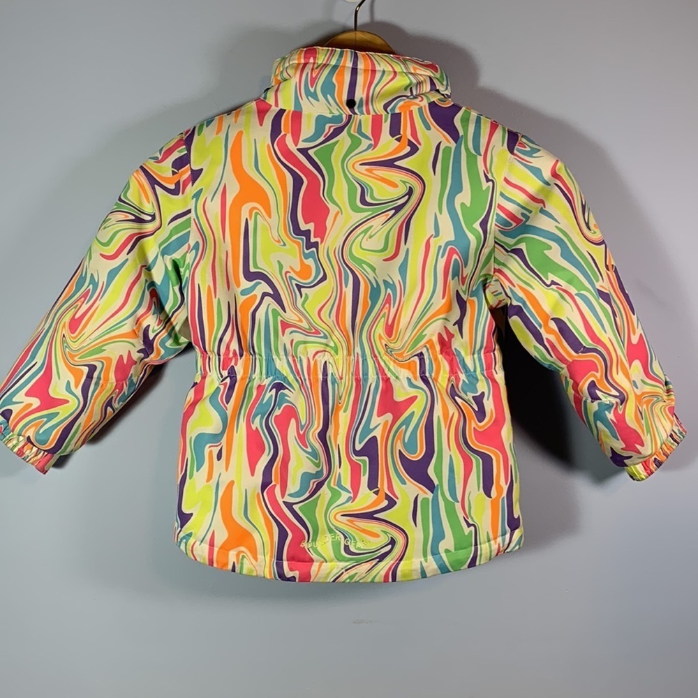 Boulder gear size 4 girls sorbet swirl marble neon ski snow coat hailey hazel - Picture 10 of 11